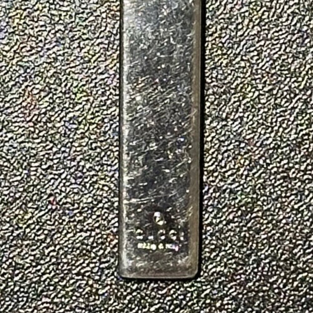 GUCCI bar charm / necklace pendant / zipper pull with clasp - Picture 2 of 3